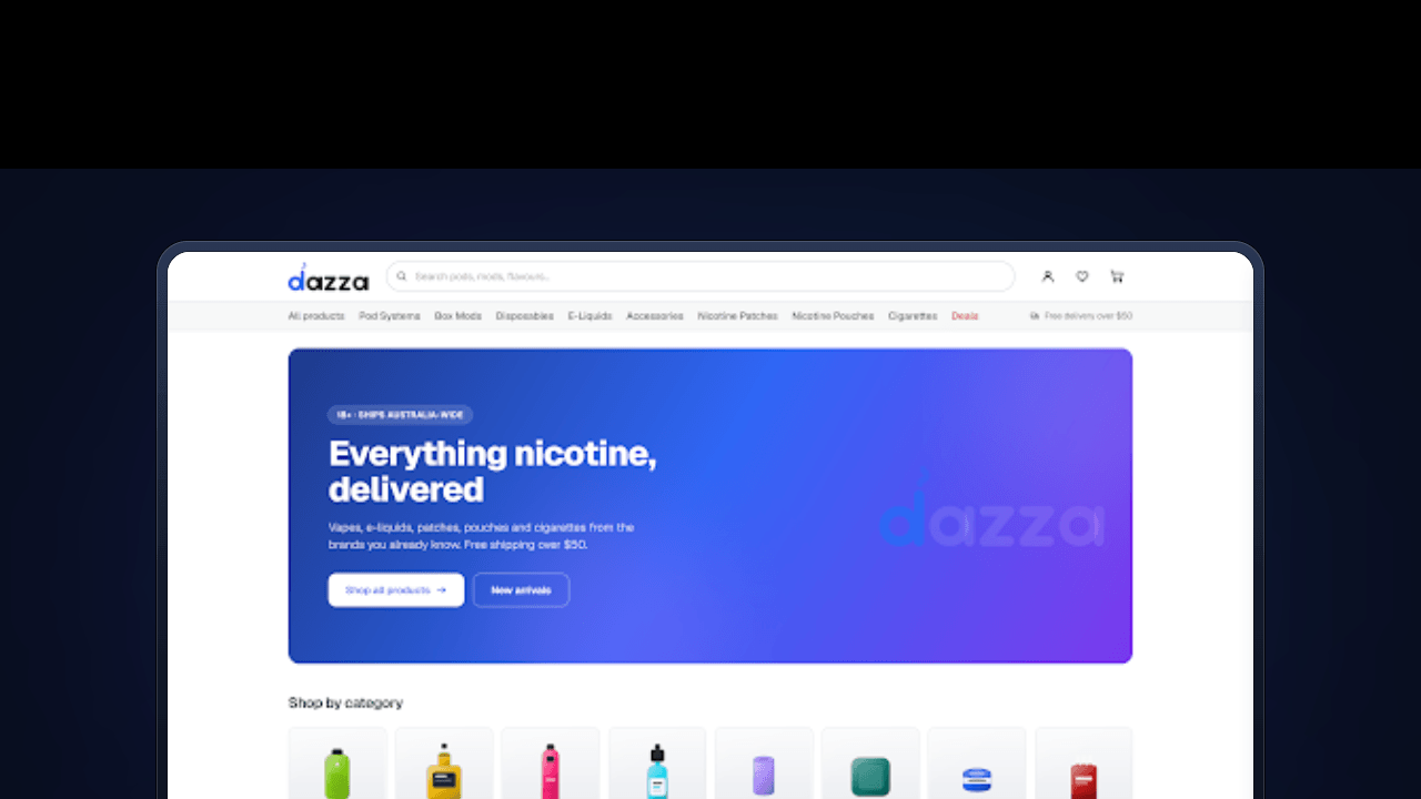 E-commerce storefront
